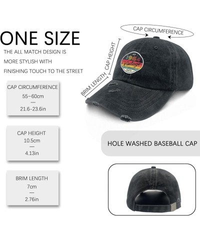 1965 Vintage All Original Parts Hats Mesh Hat AllBlack Hat for Women Gifts for Men Cool Cap 1964 $11.19 Sun Hats