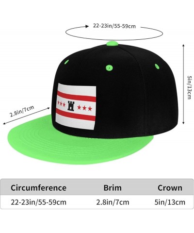 Flag of Drenthe Snapback Hat for Men Women Baseball Cap Trucker Flat Bill Hats Dad Caps Green $10.91 Baseball Caps