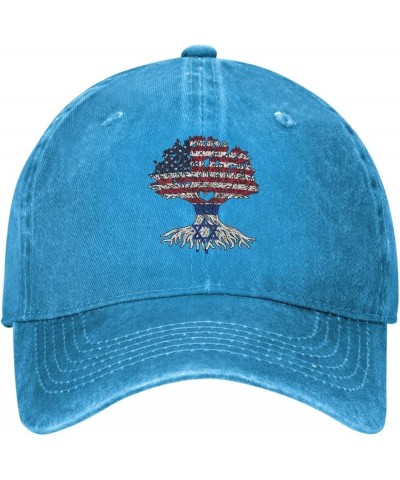 American Crown with Israel Roots Unisex Baseball Cap Cotton Fits Men Women Blue $11.72 Cowboy Hats