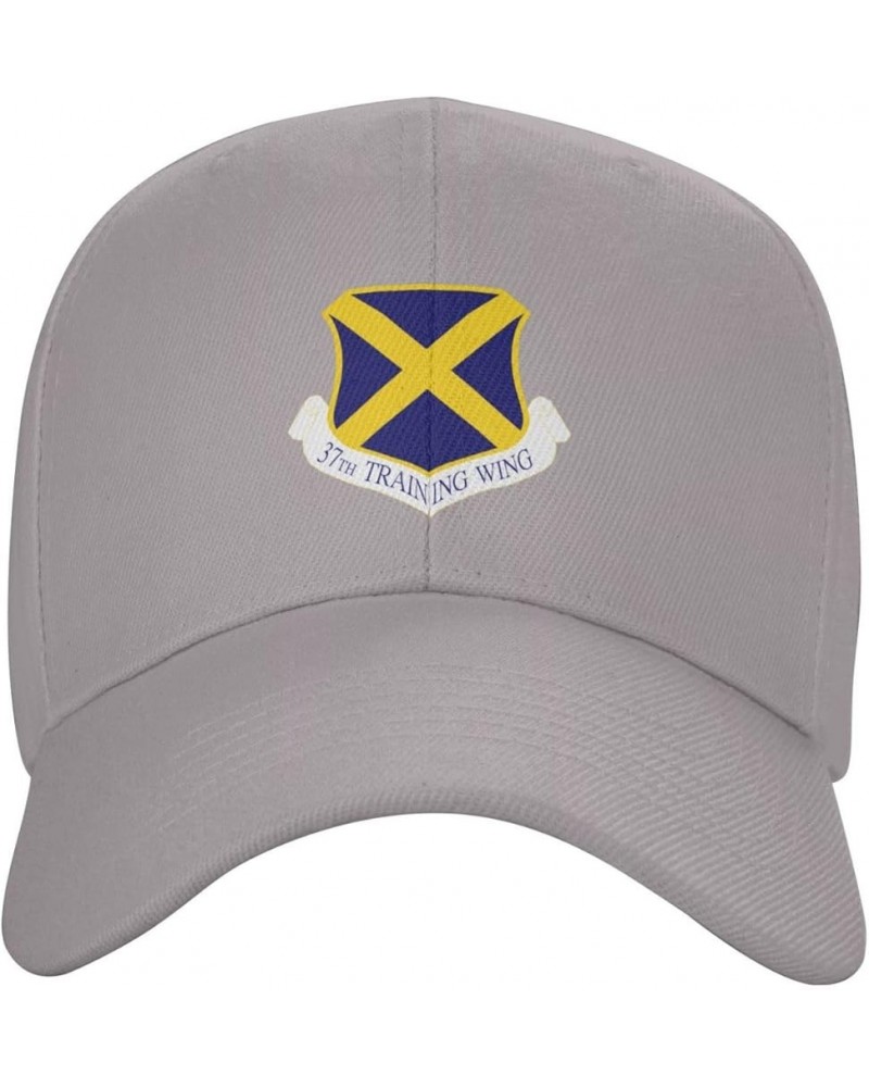 37th Training Wing Baseball Cap for Men Women Dad Hat Classic Adjustable Golf Hats Gray $13.41 Baseball Caps