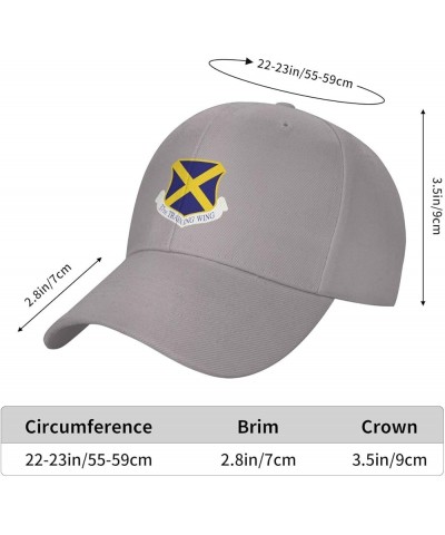 37th Training Wing Baseball Cap for Men Women Dad Hat Classic Adjustable Golf Hats Gray $13.41 Baseball Caps