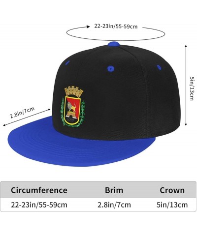 Escudo De Ponce, Puerto Rico Baseball Cap for Men Women Snapback Hat Adjustable Flat Bill Hats Blue $13.84 Baseball Caps