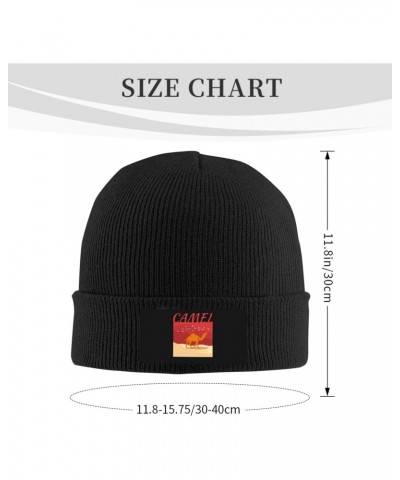 Knit Beanie Warm and Cozy Winter Hat for Men and Women, Camel Art Fashionable Accessories with Stylish Design $9.80 Skullies ...