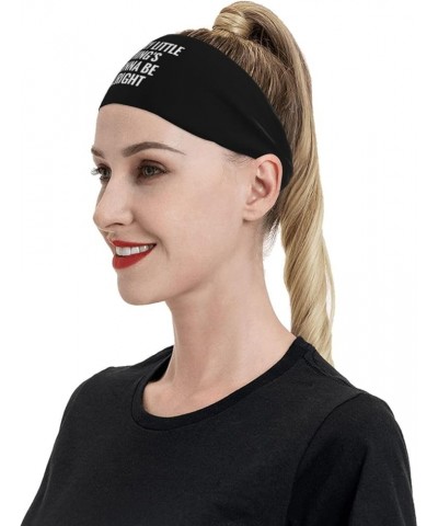 Every Little Thing Gonna Be Alright Funny Hairband Non Slip Sweatband Summer Sport Headbands for Men Women Black One Size $10...