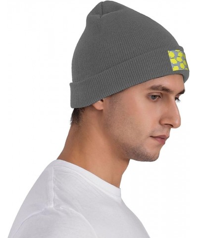 Lemon Print Beanie Hat Knitted Cap for Men Women,Thin Warm Knit Slouchy Ski Cap Winter Hip Hop Deep Heather $9.25 Skullies & ...