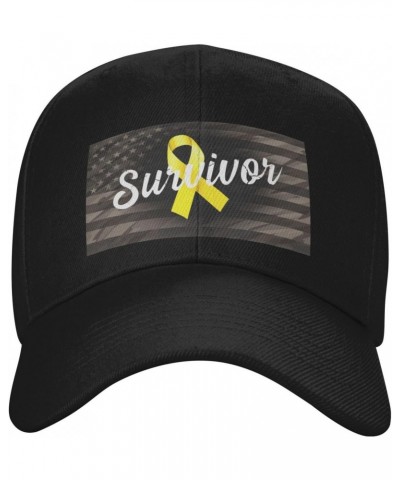 Sarcoma Cancer Survivor Classic Duckbill Caps for Stylish Sun Protection Black $11.94 Baseball Caps