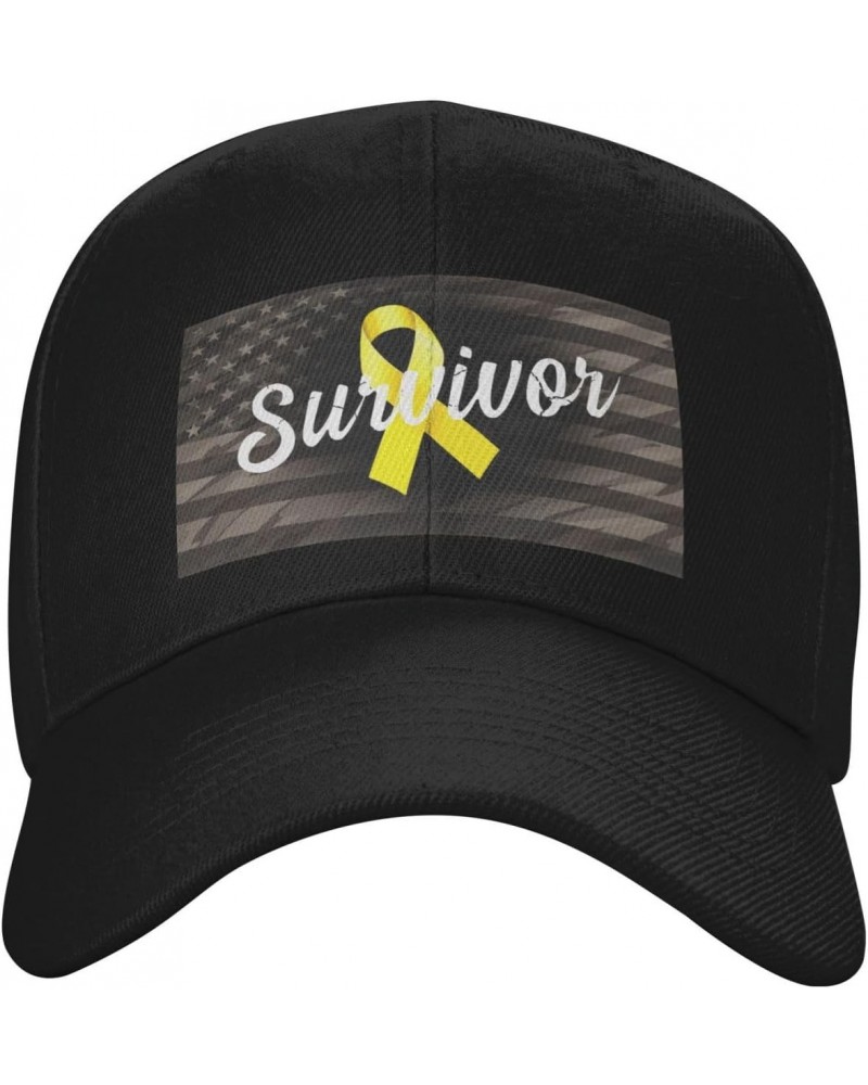 Sarcoma Cancer Survivor Classic Duckbill Caps for Stylish Sun Protection Black $11.94 Baseball Caps