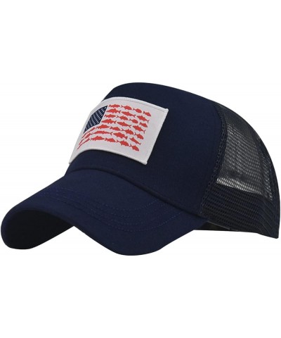 American Flag Patriotic USA Classic Mesh Snap Back Outdoors Trucker Baseball Cap Trucker Hat Black $6.17 Bucket Hats