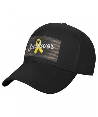 Sarcoma Cancer Survivor Classic Duckbill Caps for Stylish Sun Protection Black $11.94 Baseball Caps