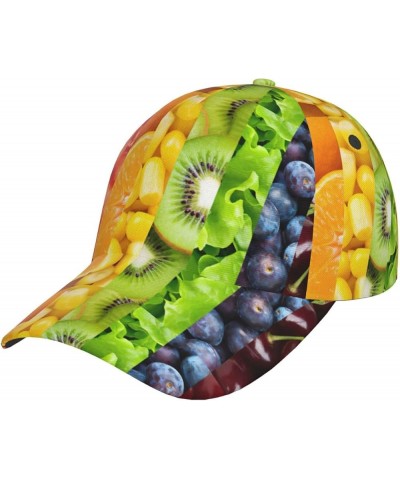 Green Cactus Print Unisex Baseball Cap,Unisex Hats Cool Adjustable Hat Men Women Teens Fruits $11.63 Baseball Caps