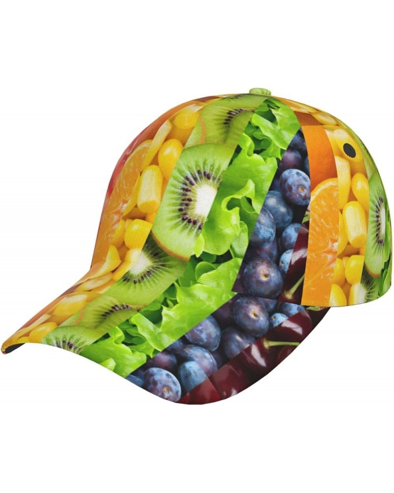 Green Cactus Print Unisex Baseball Cap,Unisex Hats Cool Adjustable Hat Men Women Teens Fruits $11.63 Baseball Caps