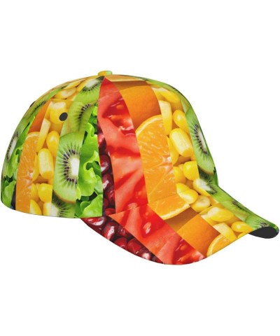 Green Cactus Print Unisex Baseball Cap,Unisex Hats Cool Adjustable Hat Men Women Teens Fruits $11.63 Baseball Caps