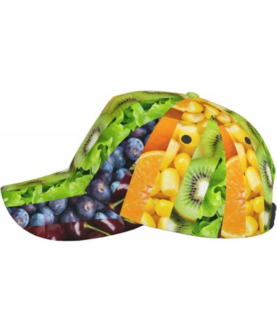 Green Cactus Print Unisex Baseball Cap,Unisex Hats Cool Adjustable Hat Men Women Teens Fruits $11.63 Baseball Caps