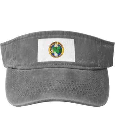 Alexander County Flag Sun Visor Hats for Women Men Sun Hat Vintage Golf Hat Adjustable Baseball Cap Gray $14.86 Visors