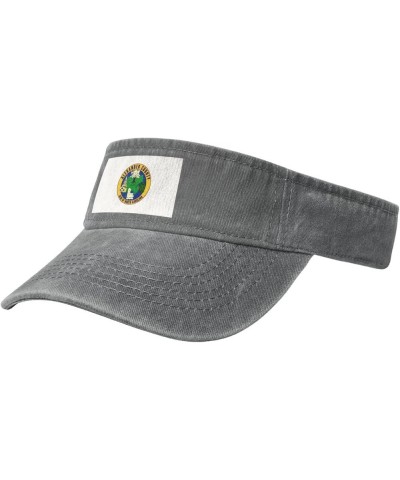 Alexander County Flag Sun Visor Hats for Women Men Sun Hat Vintage Golf Hat Adjustable Baseball Cap Gray $14.86 Visors