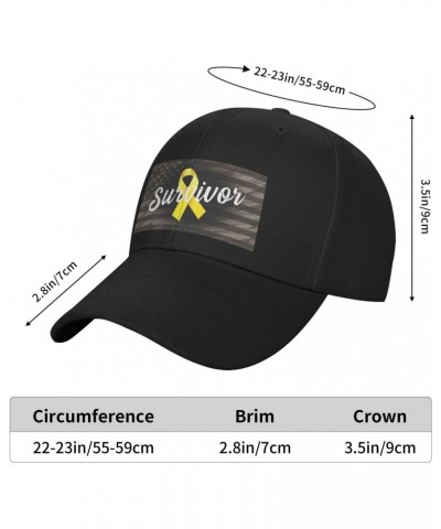 Sarcoma Cancer Survivor Classic Duckbill Caps for Stylish Sun Protection Black $11.94 Baseball Caps