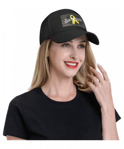 Sarcoma Cancer Survivor Classic Duckbill Caps for Stylish Sun Protection Black $11.94 Baseball Caps