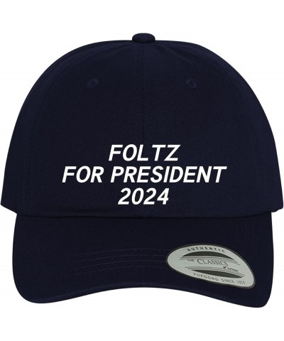 Foltz for President 2024 - Comfortable Dad Hat Baseball Cap Navy $18.25 Baseball Caps