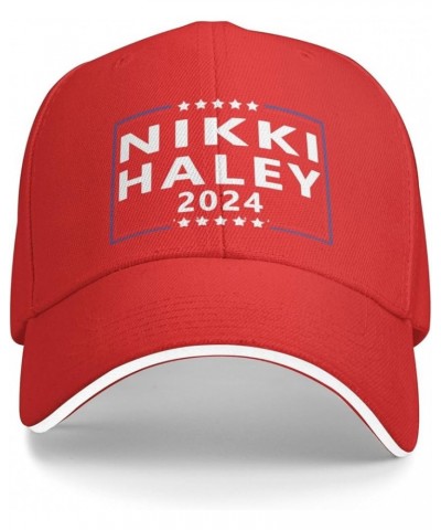 Nikki Haley for President 2024 Election Baseball Cap Men Trucker Hat Gift Women Sun Hat Dad Cap Ponytail Hat Black Red $9.95 ...