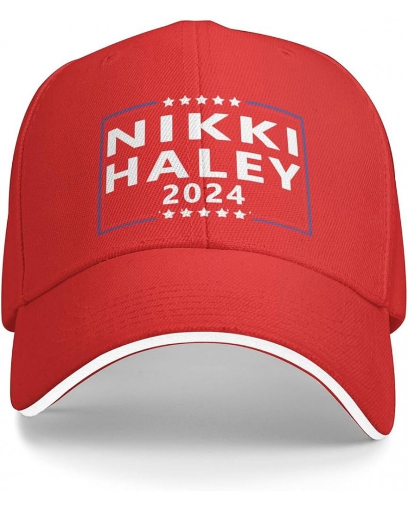 Nikki Haley for President 2024 Election Baseball Cap Men Trucker Hat Gift Women Sun Hat Dad Cap Ponytail Hat Black Red $9.95 ...