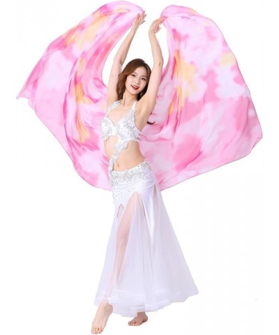 250x120cm Belly Dance Scarf Hand Scarf Hand Thrown Gauze Gradient Tie-dye Scarf Veils 10 $23.31 Scarves