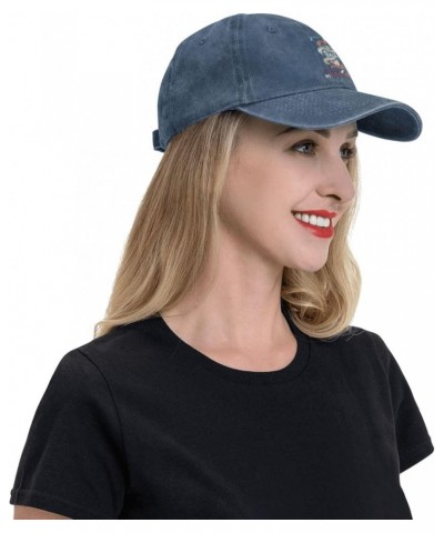 Memphis Music May and Fire Baseball Cap Denim Hat Outdoor Adjustable Classic Unisex Washed Cotton Soft Cap Black Navy Blue $1...