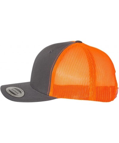 1969-72 Dart Swinger Fully Embroidered Yupoong 6606 Snapback Trucker Fitted Cap Grey-orange $18.81 Baseball Caps