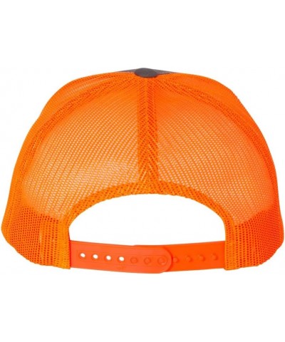 1969-72 Dart Swinger Fully Embroidered Yupoong 6606 Snapback Trucker Fitted Cap Grey-orange $18.81 Baseball Caps