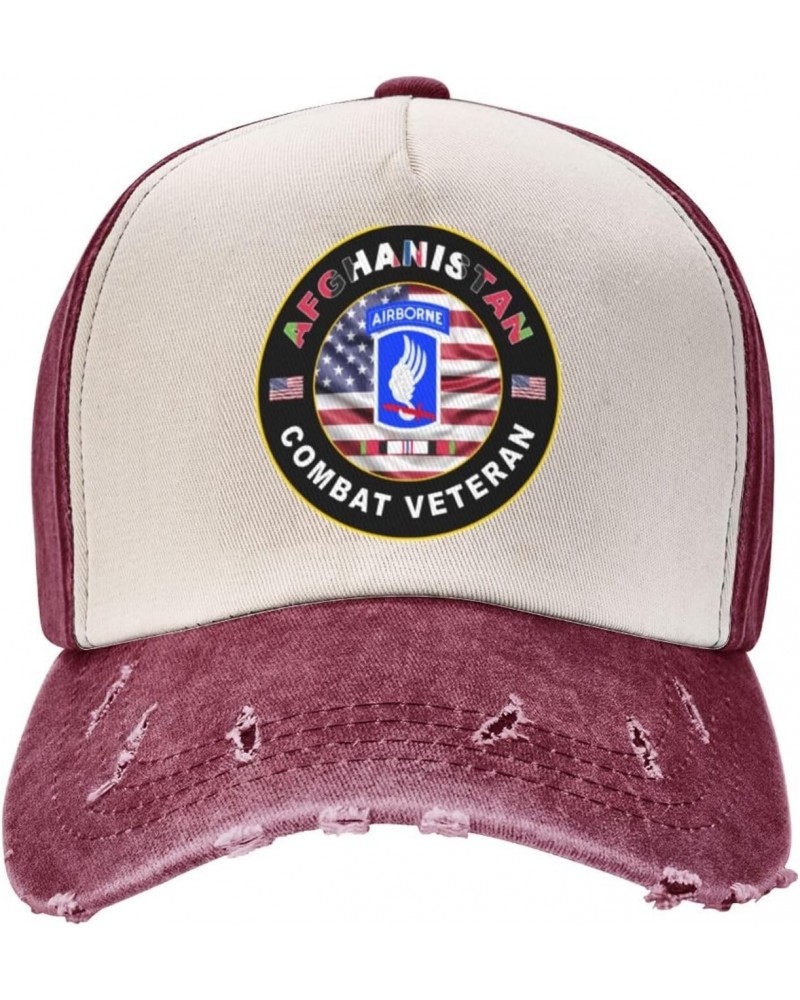 Us Army 173rd Airborne Brigade Afghanistan Combat Veteran Upgrade Style with Adjustable Cotton Baseball Caps $19.13 Baseball ...