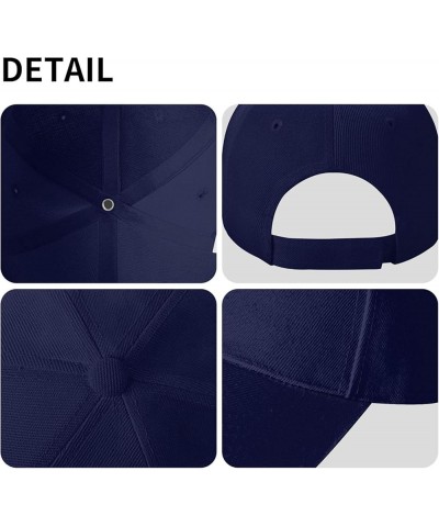 Custom Hat,Custom Logo Caps Your Custom Here,Custom Hat Design Your Own Classic Mens Womens Personalized Baseball Cap Navy Bl...