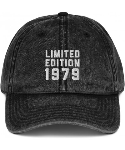 Limited Edition 1979 Embroidered Hat Cap Vintage Retro-Styled Cotton Twill for Dad Father's Day Birthday Gift Idea Black $18....