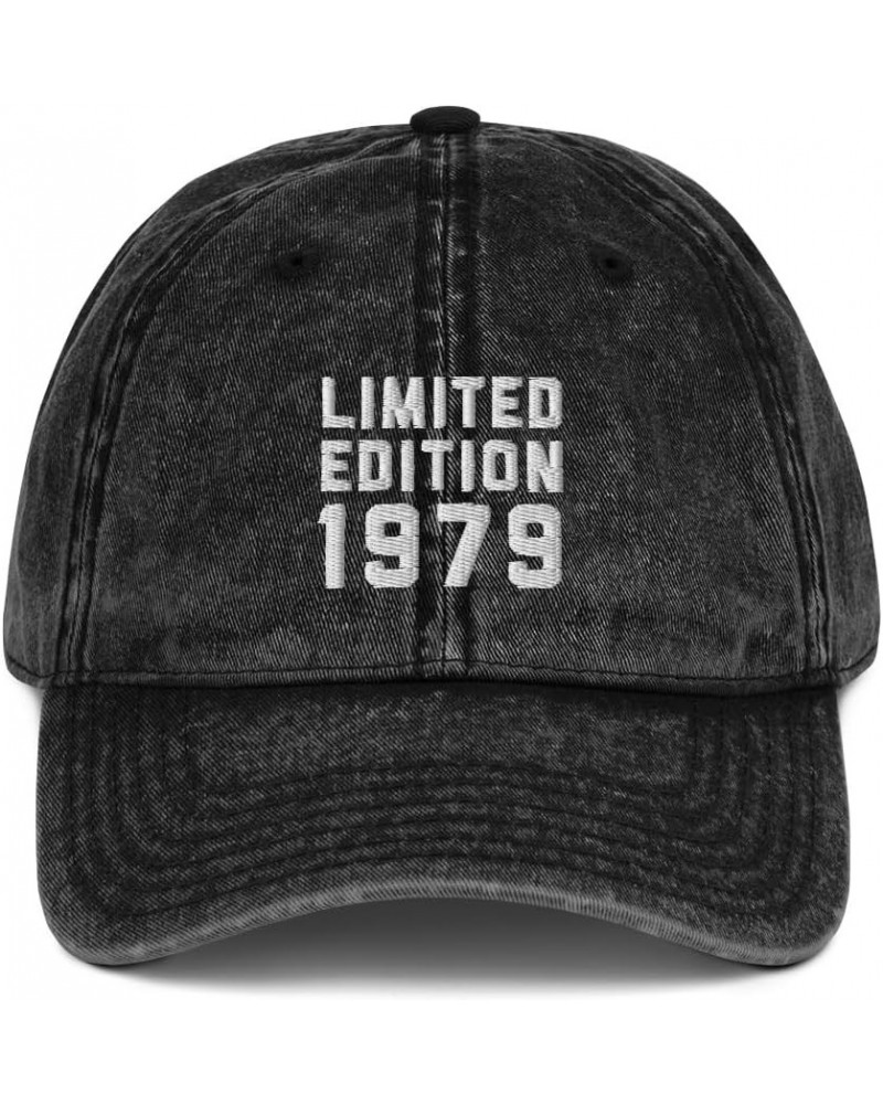 Limited Edition 1979 Embroidered Hat Cap Vintage Retro-Styled Cotton Twill for Dad Father's Day Birthday Gift Idea Black $18....