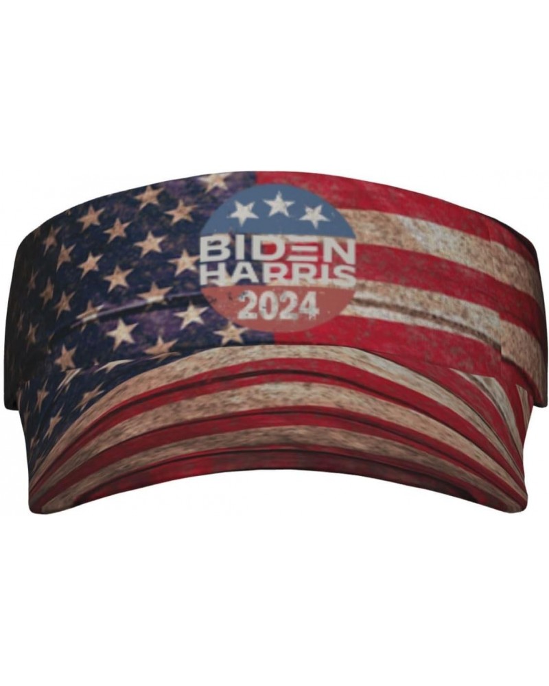 Biden Harris - 2024 Election Visor Cap Sports Empty Top Hats Adjustable Sun Tennis Caps for Men Women58 Black $14.26 Visors