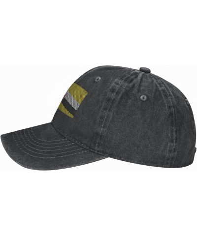 Brunei Flag Adjustable Stylish Unique Unisex Washed Cowboy Baseball Adult Hat Black $11.10 Baseball Caps