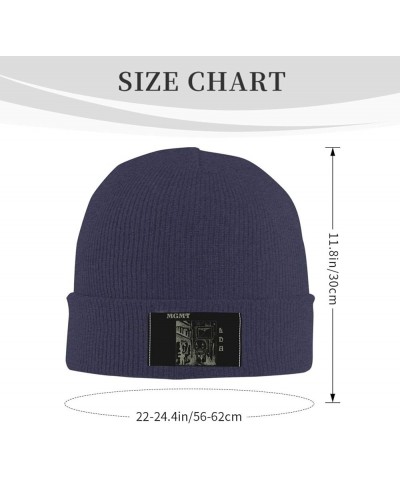 MGMTS Beanie Hat Slouchy Knit Skull Cap Winter Stocking Hats for Women and Men Black Navy Blue $9.23 Skullies & Beanies