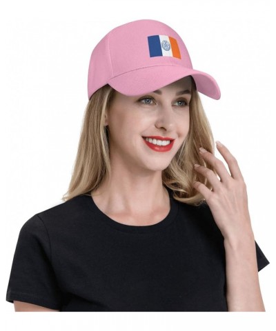 Flag of New York City Baseball Caps for Men Women Hat Adjustable Cap Trucker Hats Dad Cap Pink $12.79 Baseball Caps