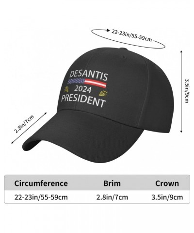 Ron Desantis for President 2024 Classic Duckbill Caps for Stylish Sun Protection Black $13.00 Baseball Caps