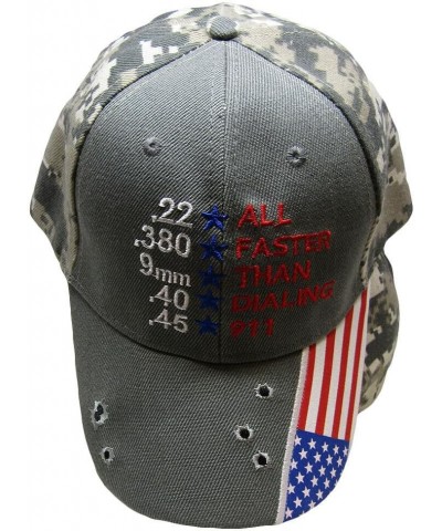 Special 22 .380 9mm .40 .45 All Faster Than Dialing 911 Grey Hat Cap $18.01 Newsboy Caps