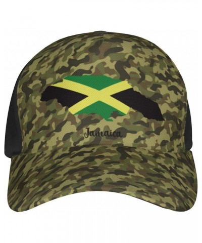 Map of Jamaica Cap Tucker Hat Adjustable Sports Baseball Caps1 Black $14.38 Baseball Caps