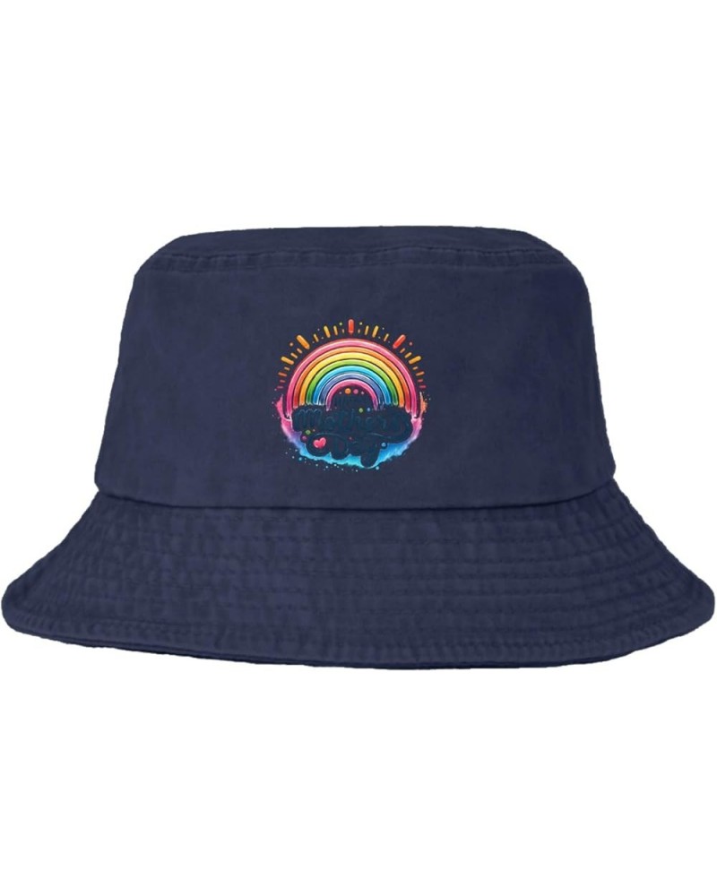 Happy Mother's Day Bucket Hat Bucket Hats Funny Men Hats for Beach Accessories for Swimming Pool Must Haves Navy $11.43 Bucke...