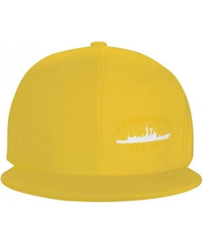 USS Rodney M Davis FFG 60 Flag-Denim Hats Cowboy Knit hat Baseball Caps Fisherman's hat Yellow $16.78 Baseball Caps