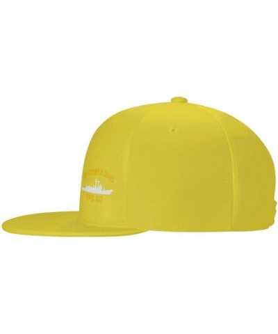 USS Rodney M Davis FFG 60 Flag-Denim Hats Cowboy Knit hat Baseball Caps Fisherman's hat Yellow $16.78 Baseball Caps