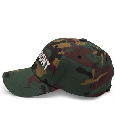 Piedmont Oklahoma Hat Piedmont Cap Embroidered Dad Hat Adjustable Strap Closure Unisex Green Camo $21.19 Baseball Caps