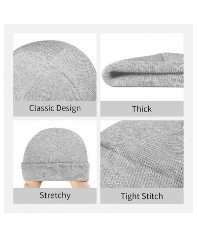 3rd BCT 3rd Id Ribbons Knitted Hat Winter Soft Warm Beanie Hats Black Gray $17.82 Skullies & Beanies