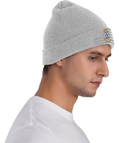 3rd BCT 3rd Id Ribbons Knitted Hat Winter Soft Warm Beanie Hats Black Gray $17.82 Skullies & Beanies