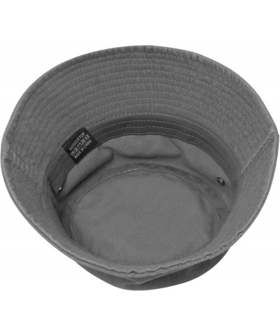 Passion Fruit Seamless Pattern Bucket Hat for Men Women Outdoor Washed Cotton Sun Hats Travel Beach Hat Gray $14.35 Bucket Hats