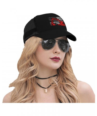 Heavy Equipment Operator USA Flag Baseball Cap for Men Women Breathable Mesh Back Baseball Caps Adjustable Casual Outdoor Hat...