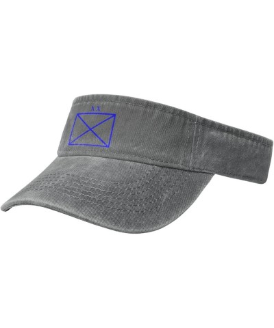 Division NATO Sun Visor Hats for Women Men Sun Hat Cotton Golf Hat Vintage Baseball Cap Gray $12.07 Visors