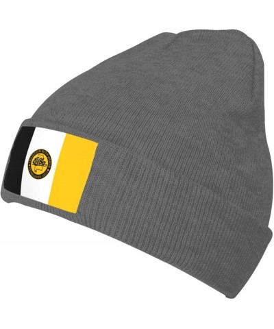 Flag of Elba, Alabama Beanie Hat for Men Women Soft Cozy Skull Cap Winter Warm Knit Hats Deep Heather $11.15 Skullies & Beanies