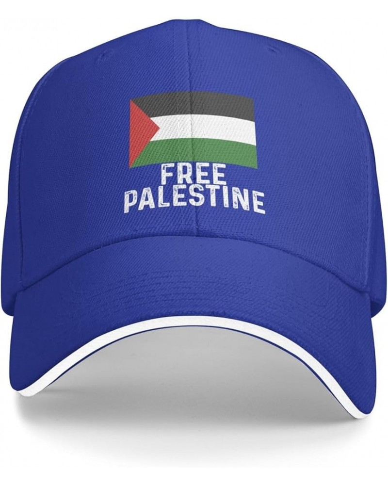 Free Palestine Cap Women Baseball Hats Graphic Hats Blue $10.09 Baseball Caps